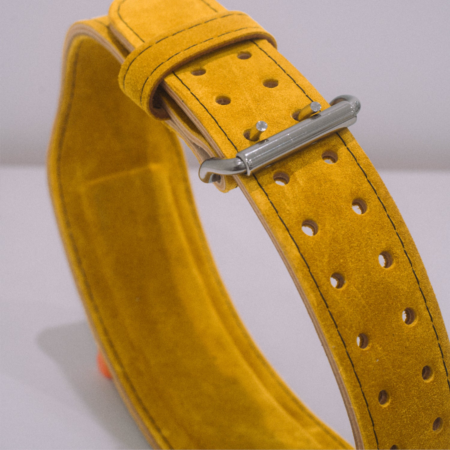 Clearance 07: Yellow Weightlifting Belt (27"-34")