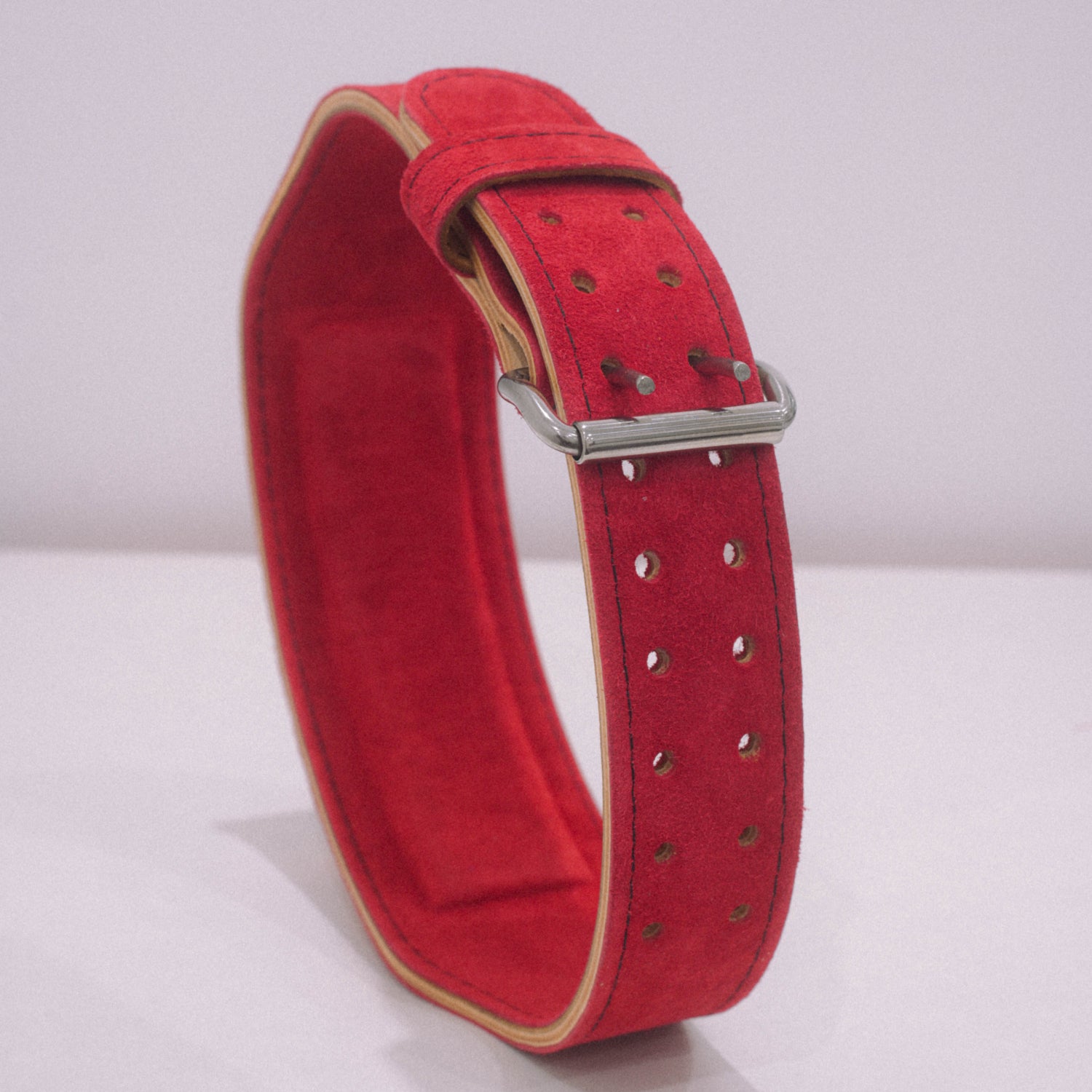 Clearance 08: Red Weightlifting Belt (27"-34")