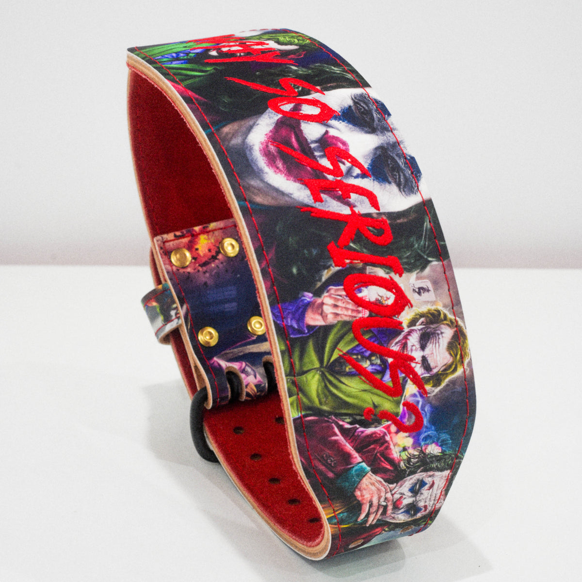 Clearance 23: Joker Red Weightlifting Belt (27"-34")