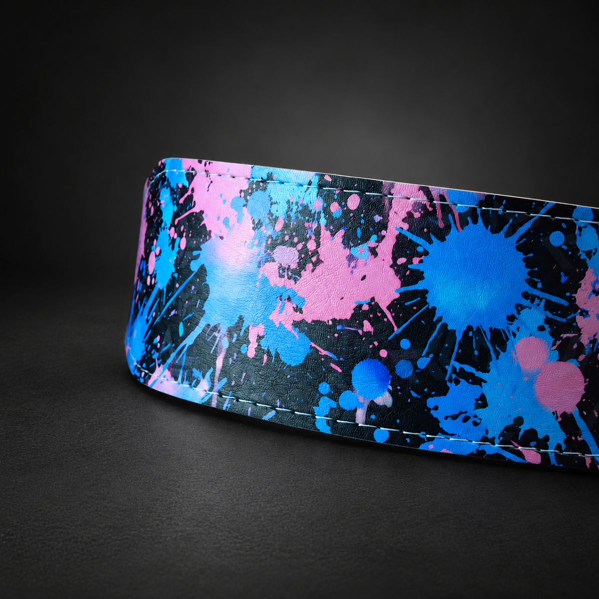 Cotton Candy Splatter Weightlifting Belt