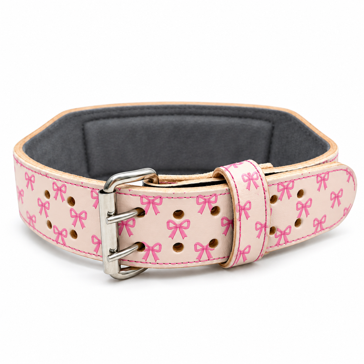 Pre-Order: Pink Bows Weightlifting Belt