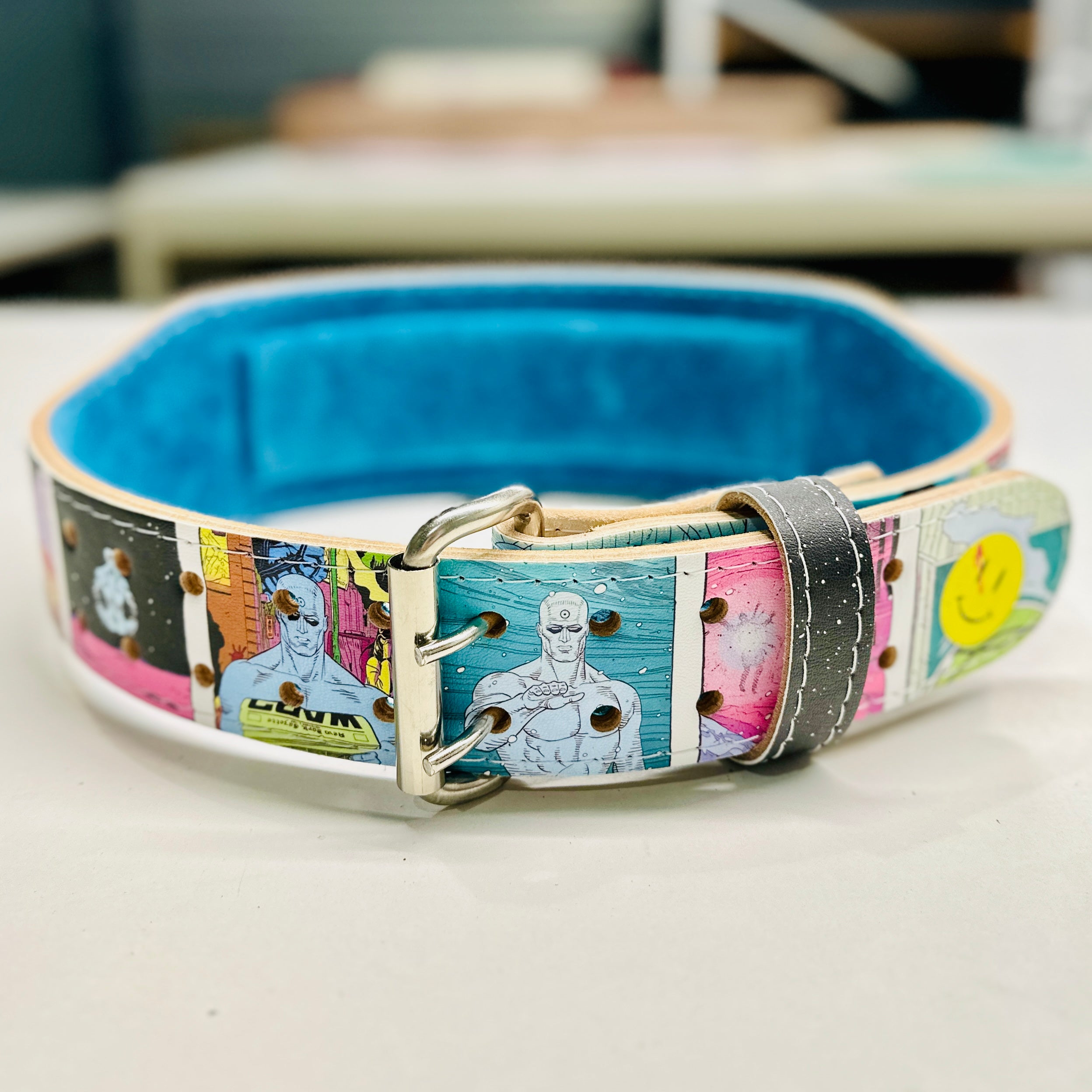 Dr Manhattan Weightlifting Belt - Hand Made in UK