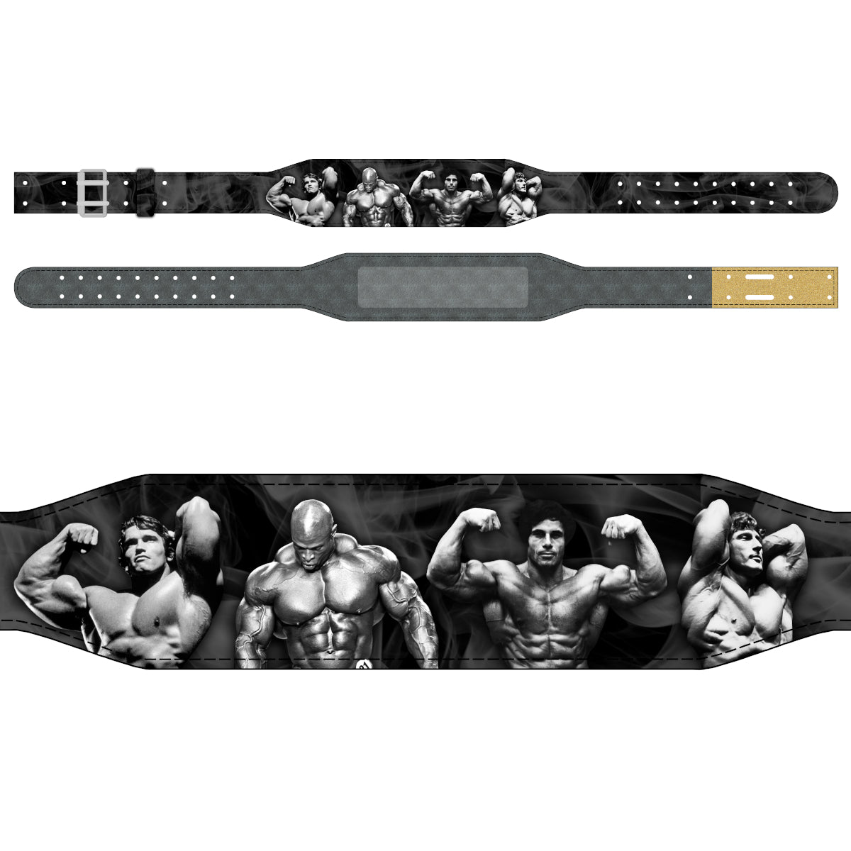 Legendary Bodybuilders Weightlifting Belt - Hand Made in UK