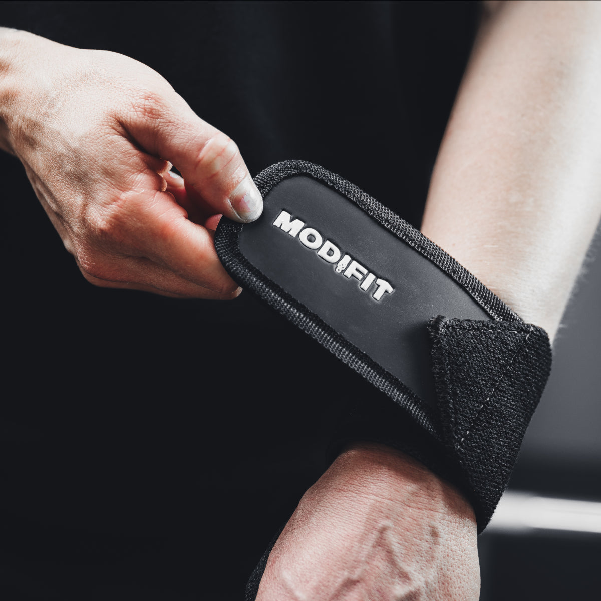 Black Velcro Wrist Straps