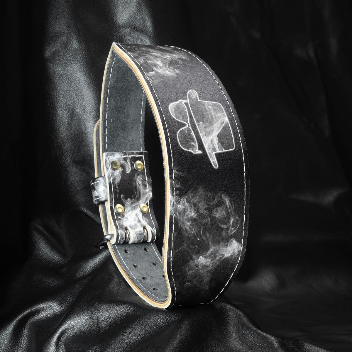 Heisenberg Hat Splatter Weightlifting Belt