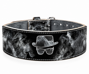 Pre-Order: Heisenberg Hat Splatter Weightlifting Belt