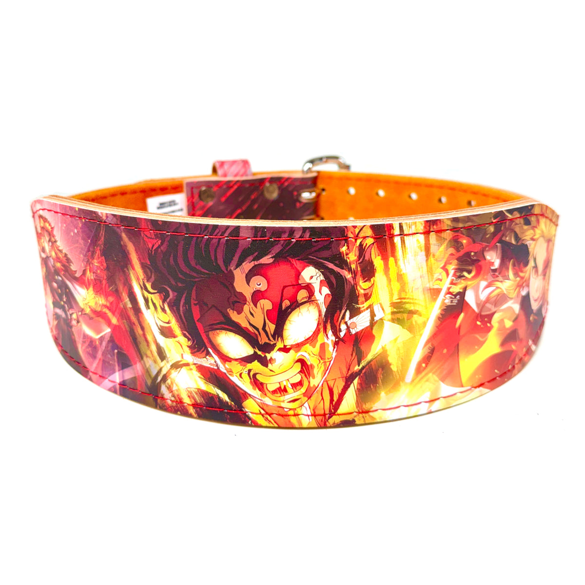 Demon Slayer Fire Weightlifting Belt