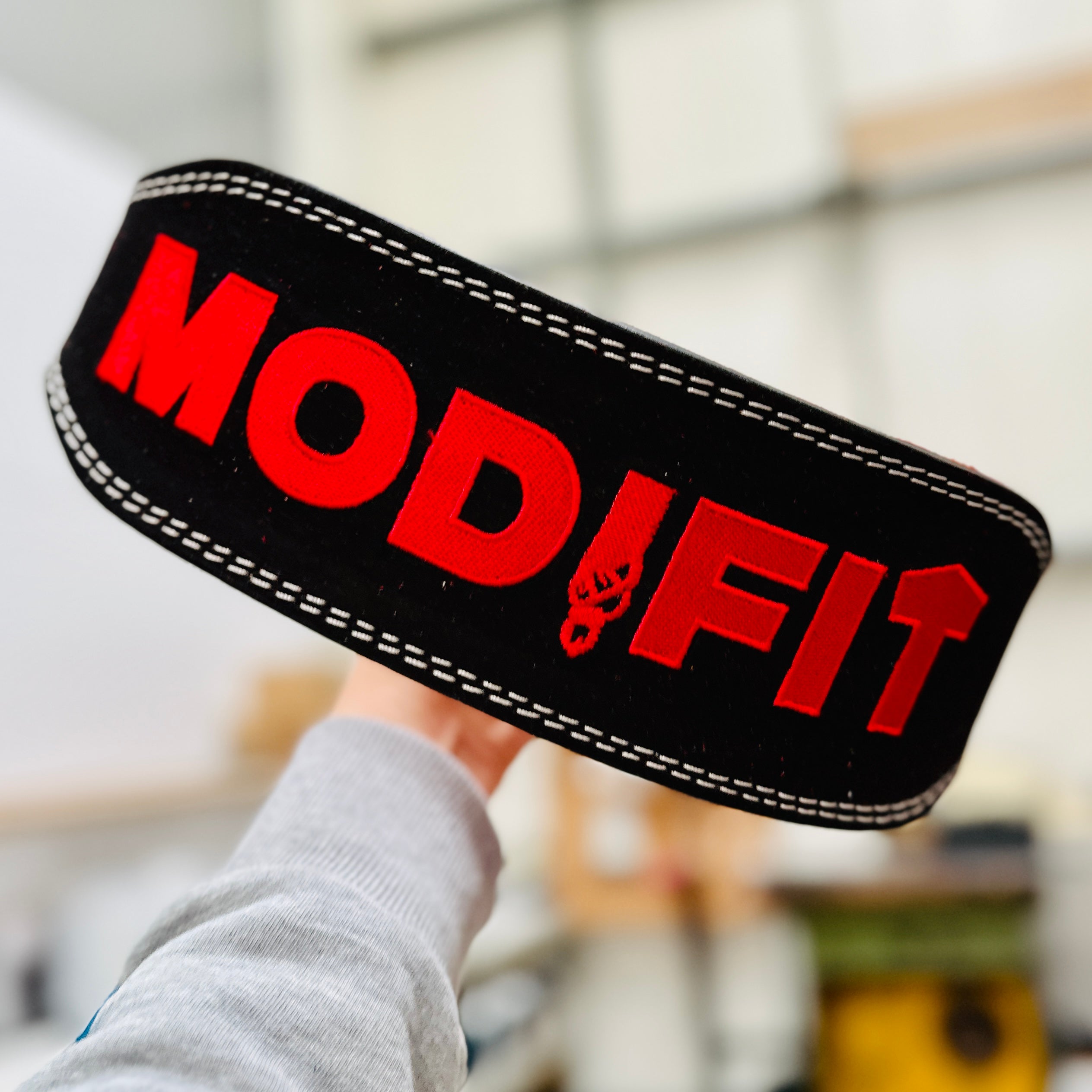 Black & Red Olympic Weightlifting Belt