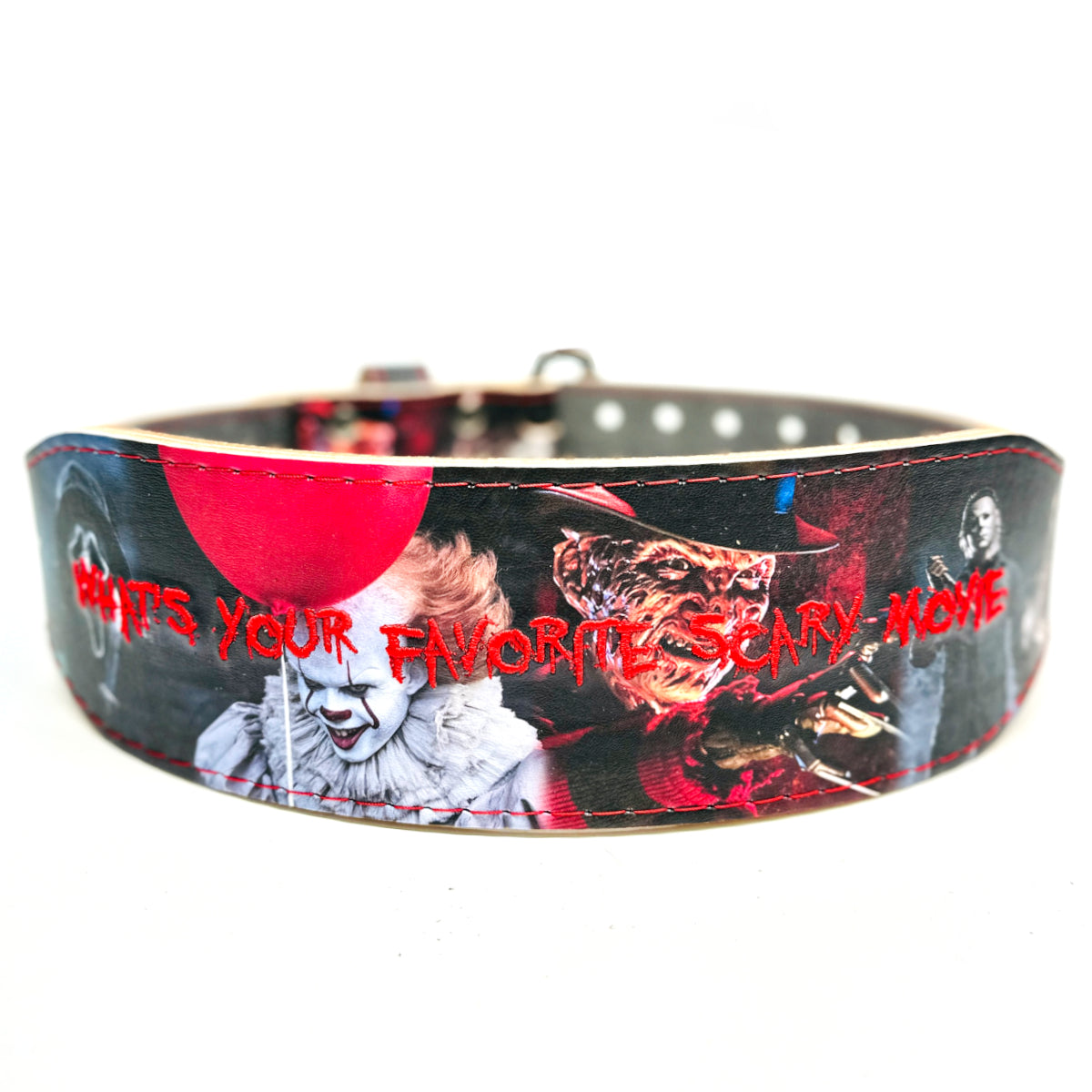 Horror Movies Weightlifting Belt - Hand Made in UK
