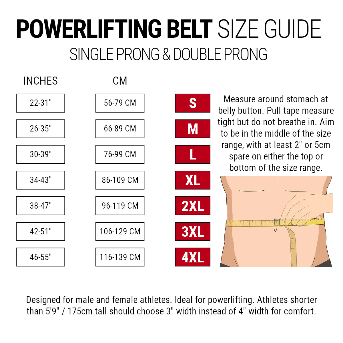 Retro 4" Single Prong 8mm Powerlifting Belt Hand Made in UK