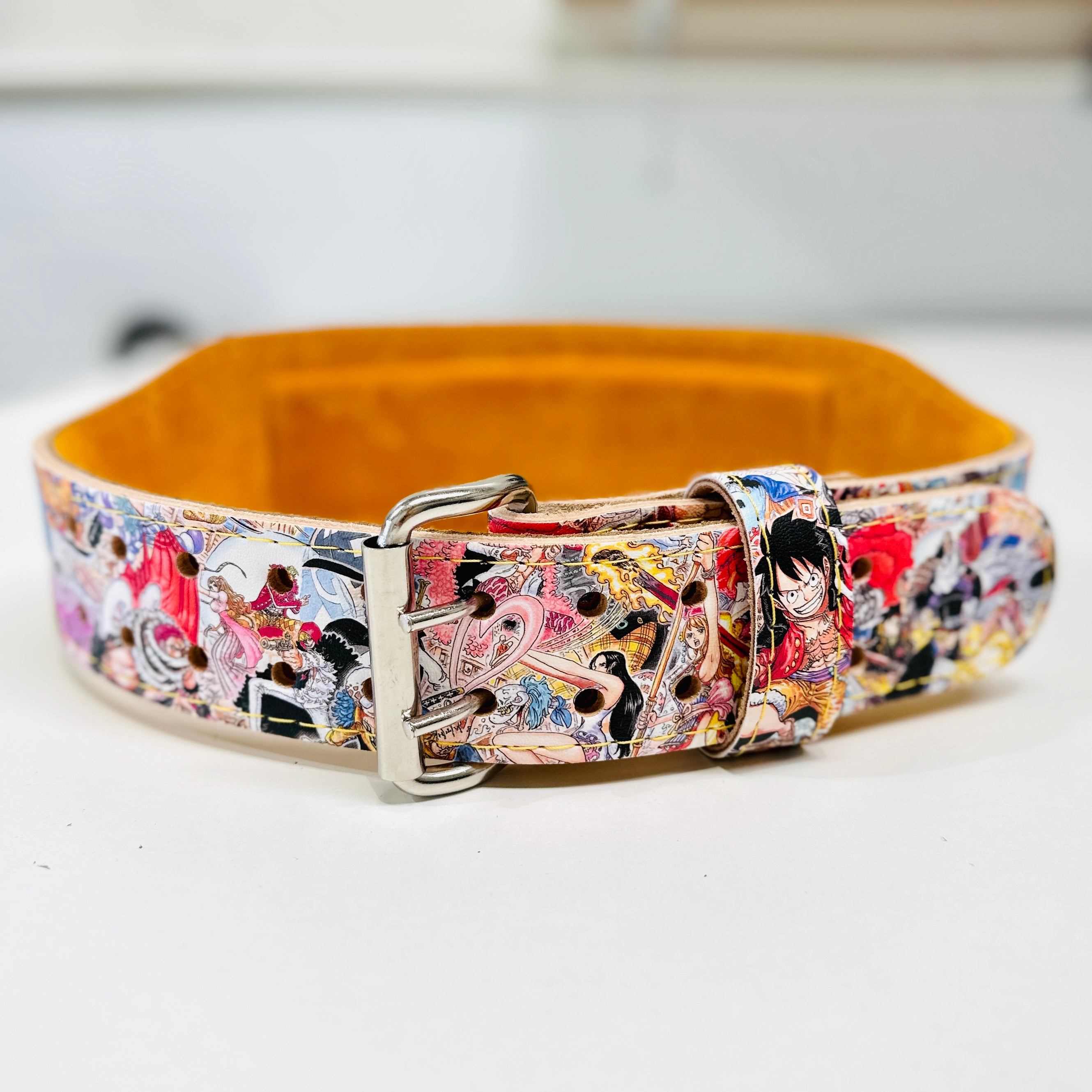 One Piece Weightlifting Belt - Hand Made in UK (CUSTOMISABLE)
