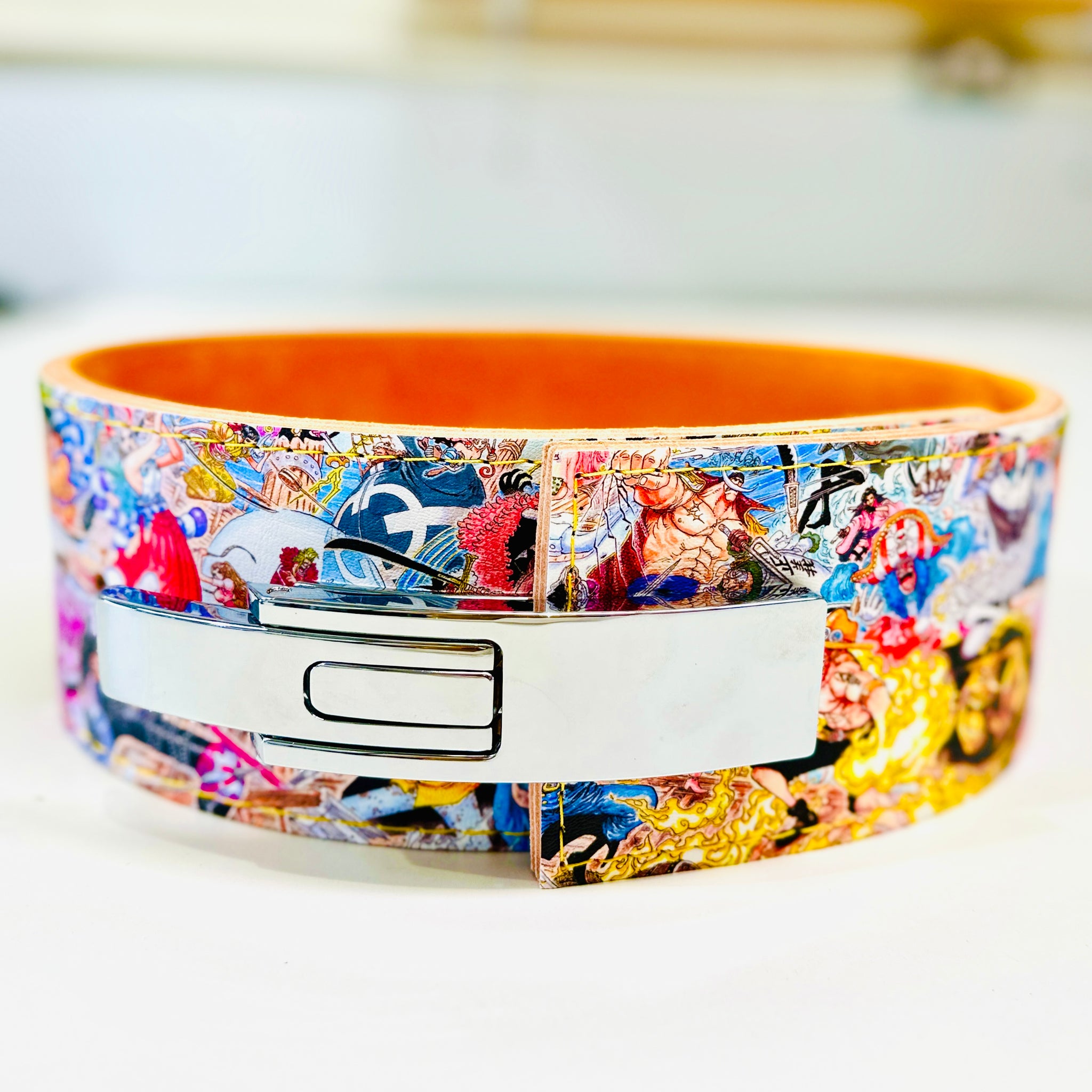 Limited Edition One Piece Lever Belt Hand Made in UK