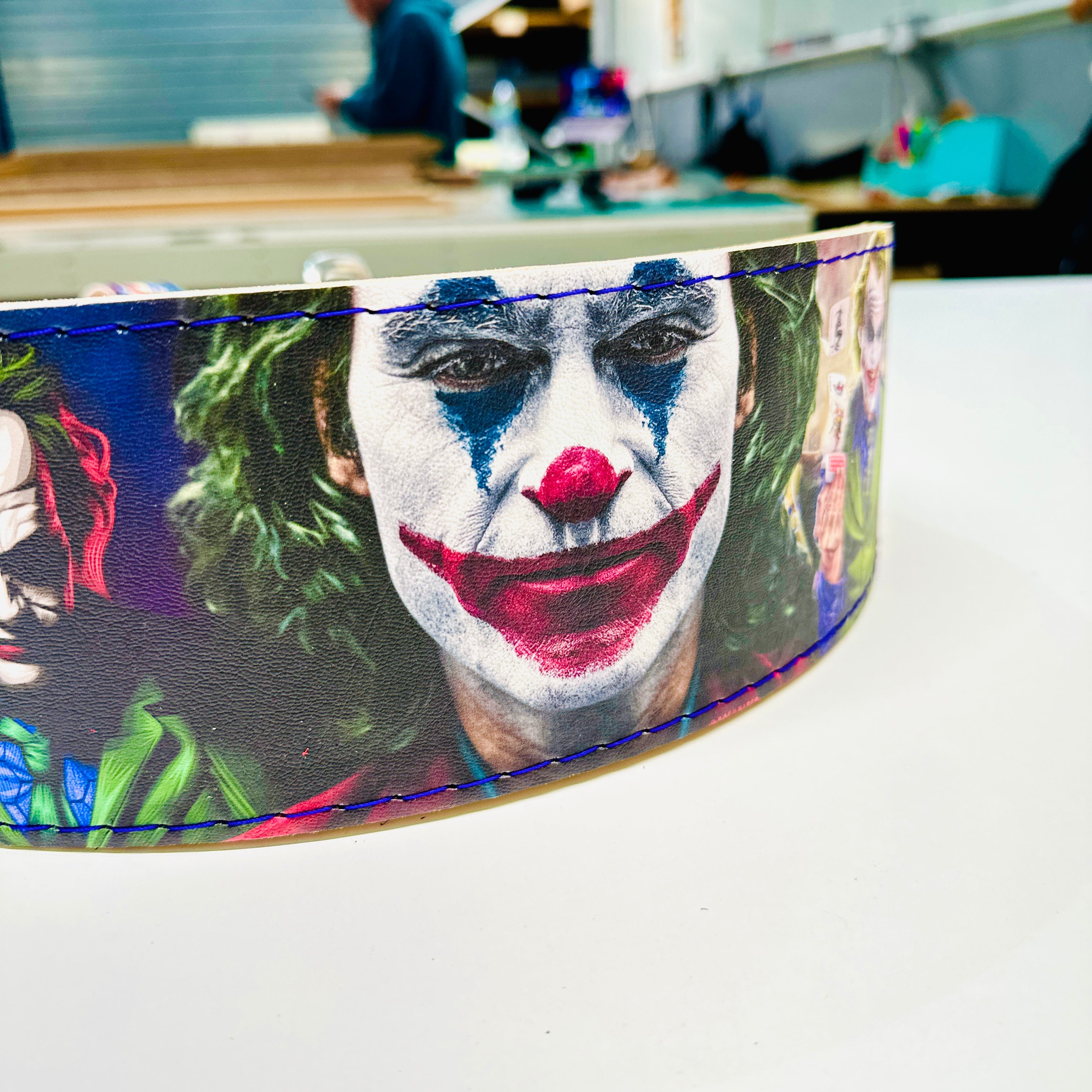 Joker Weightlifting Belt - Hand Made in UK - (CUSTOMISABLE)