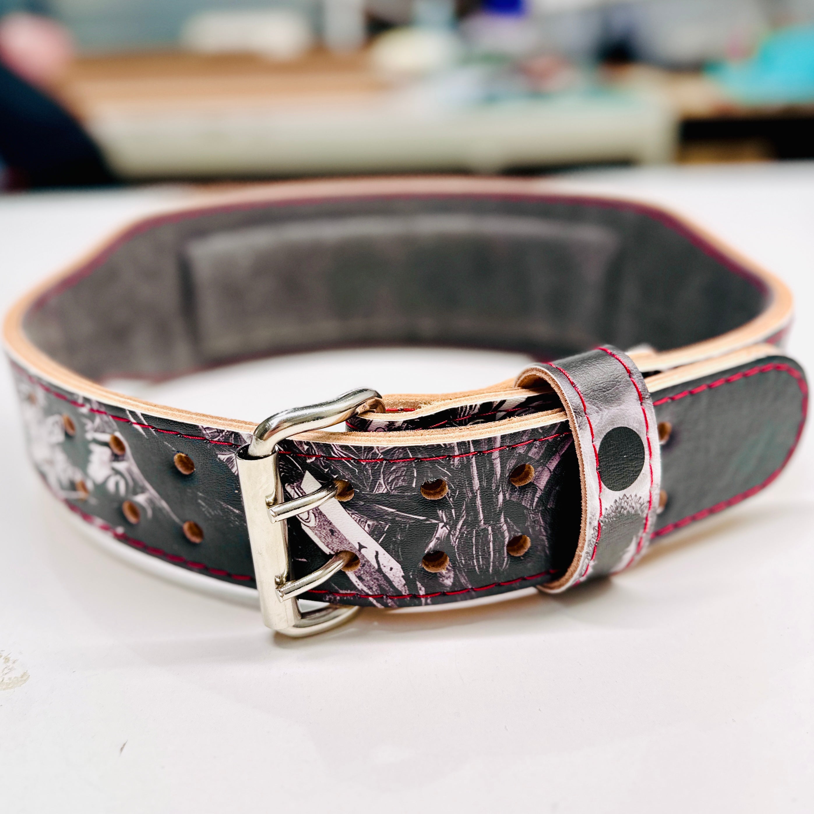 Berserk Printed Weightlifting Belt - Hand Made in UK