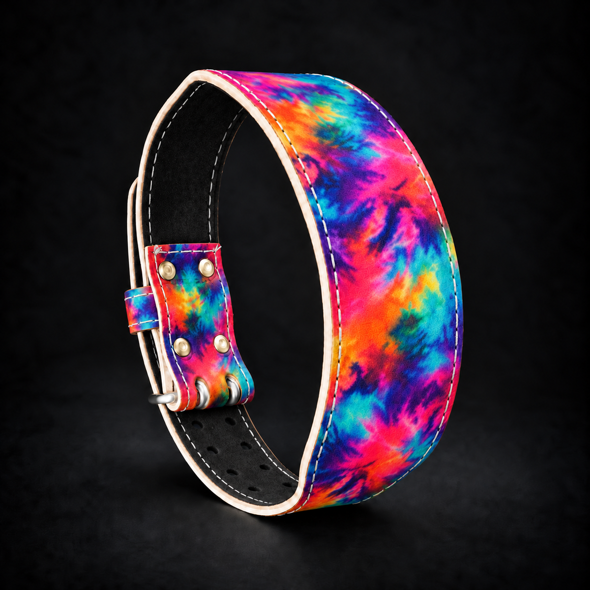 Neon Burst Weightlifting Belt