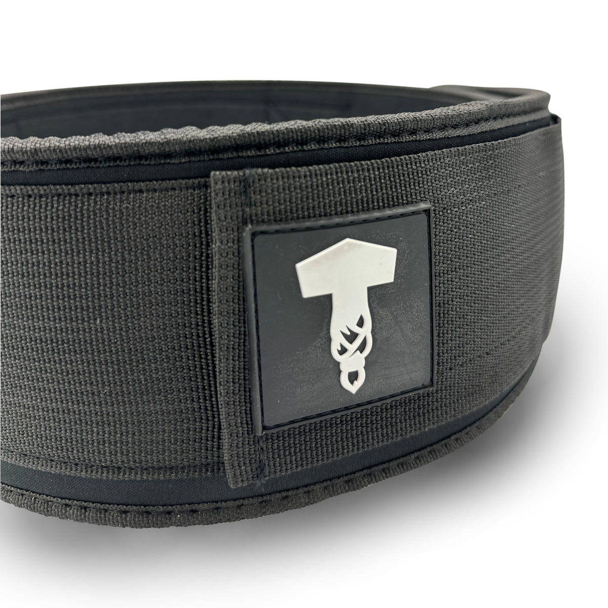 Black Velcro Weightlifting Belt