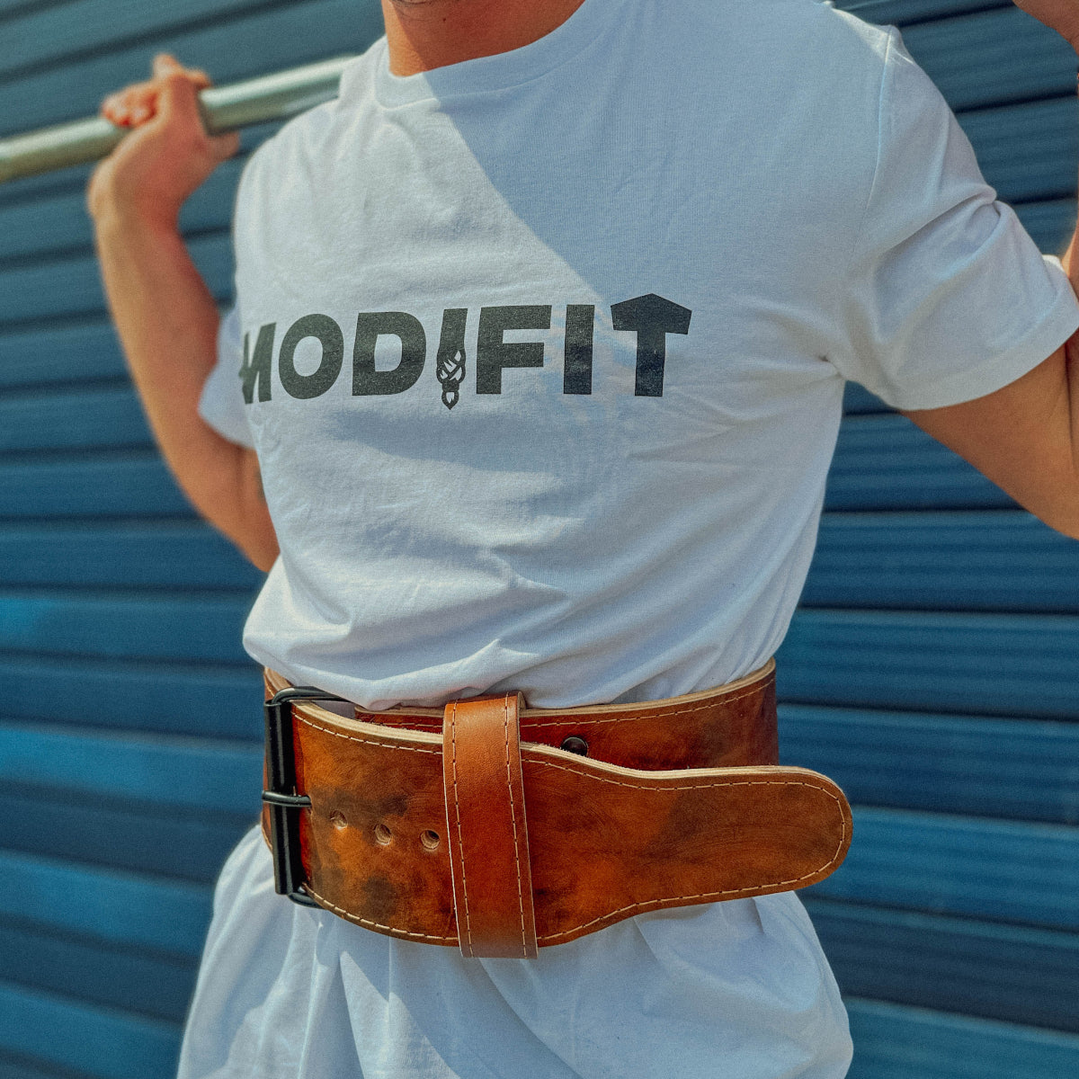 ModiFit Elite Hand Dyed 10mm Single Prong Powerlifting Belt - Hand Made in UK