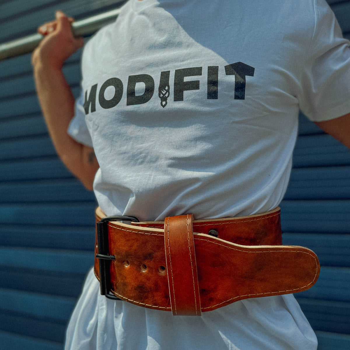 ModiFit Elite Hand Dyed 13mm Single Prong Powerlifting Belt - Hand Made in UK