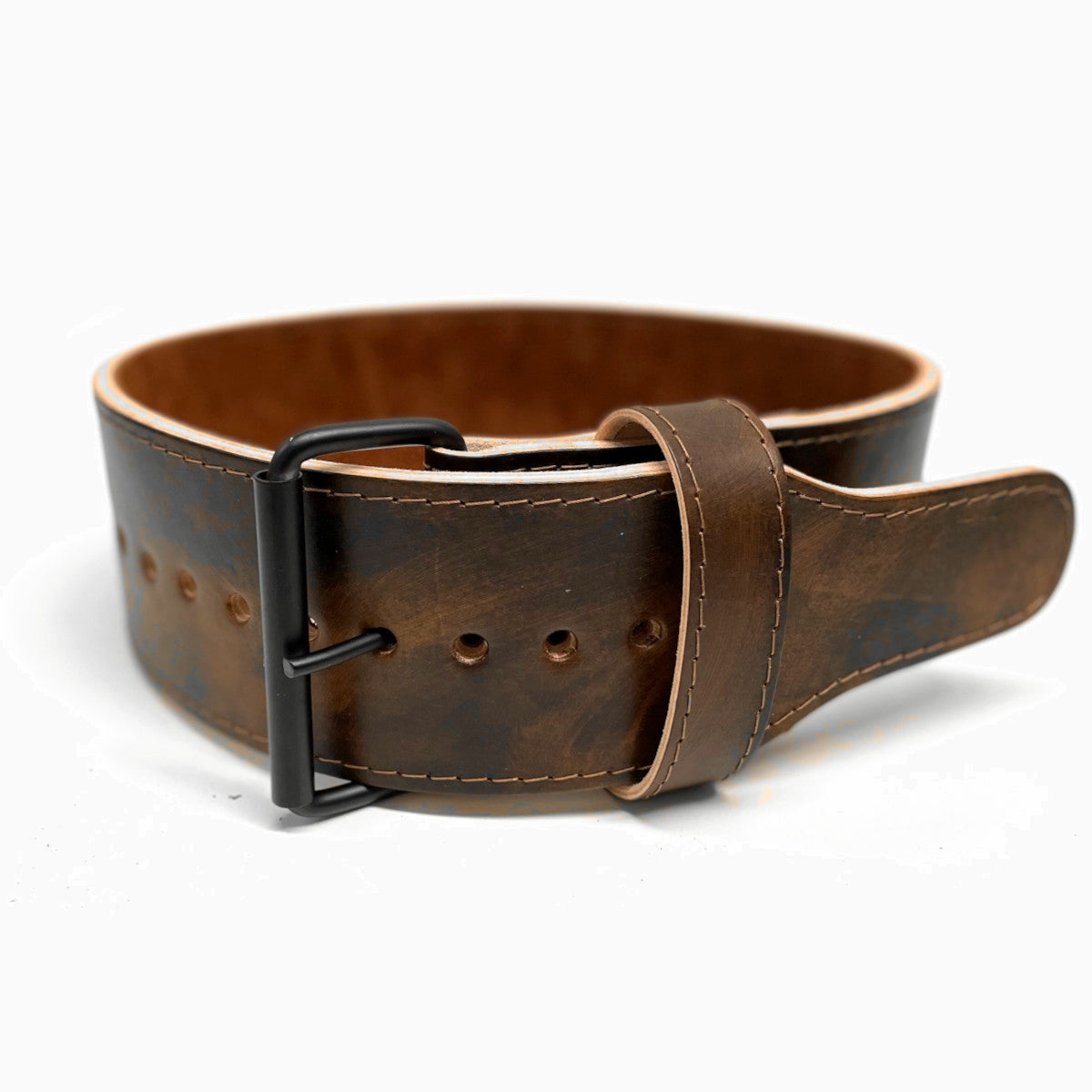 Hand Dyed 10mm Single Prong Powerlifting Belt - Hand Made in UK