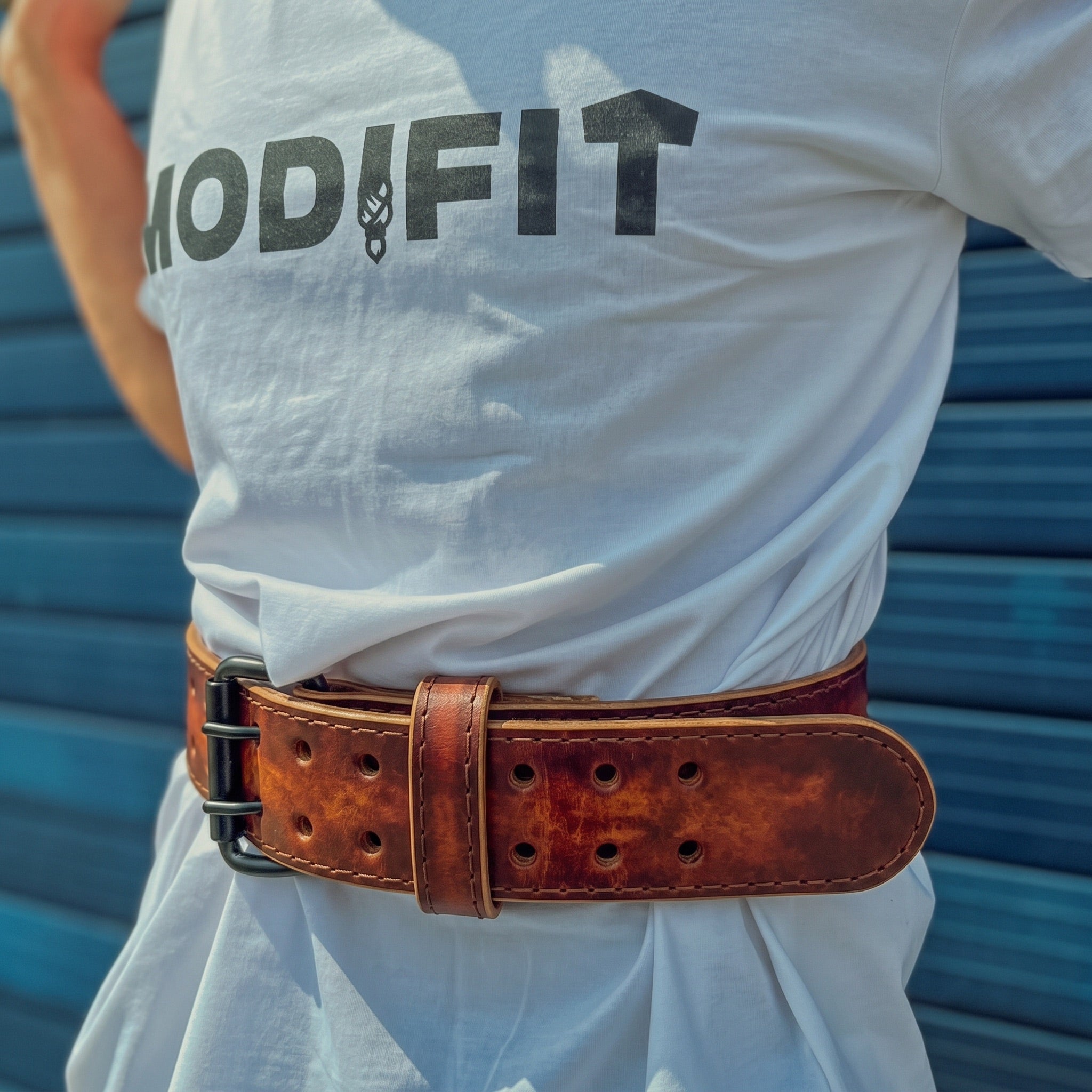 Hand Dyed Weightlifting Belt - Hand Made in UK