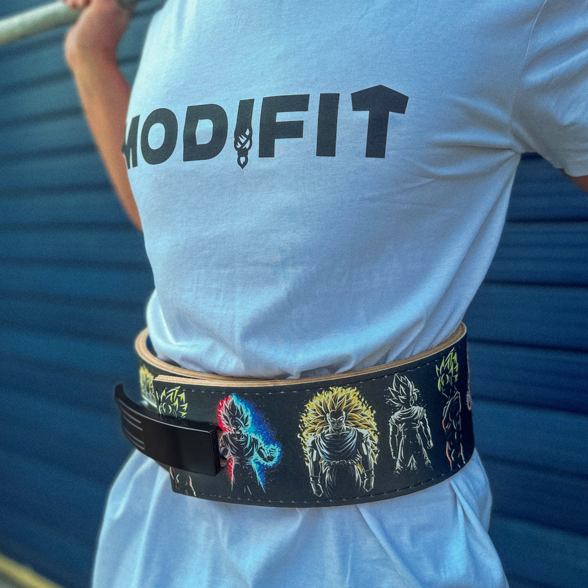 Goku Silhouette Lever Belt