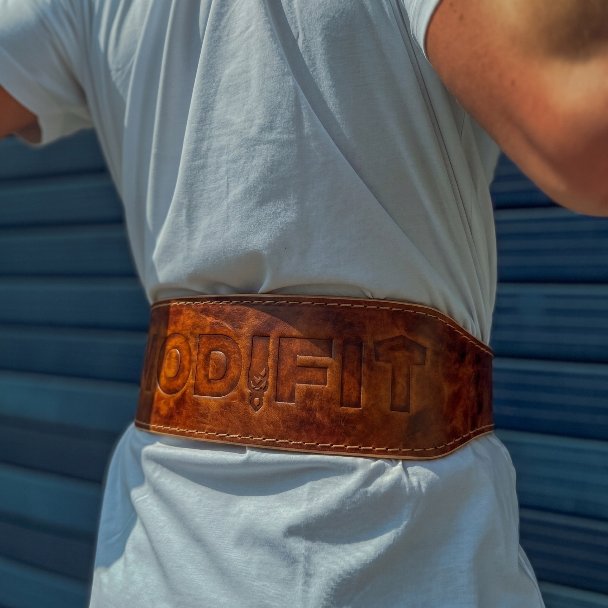 Hand Dyed Weightlifting Belt - Hand Made in UK