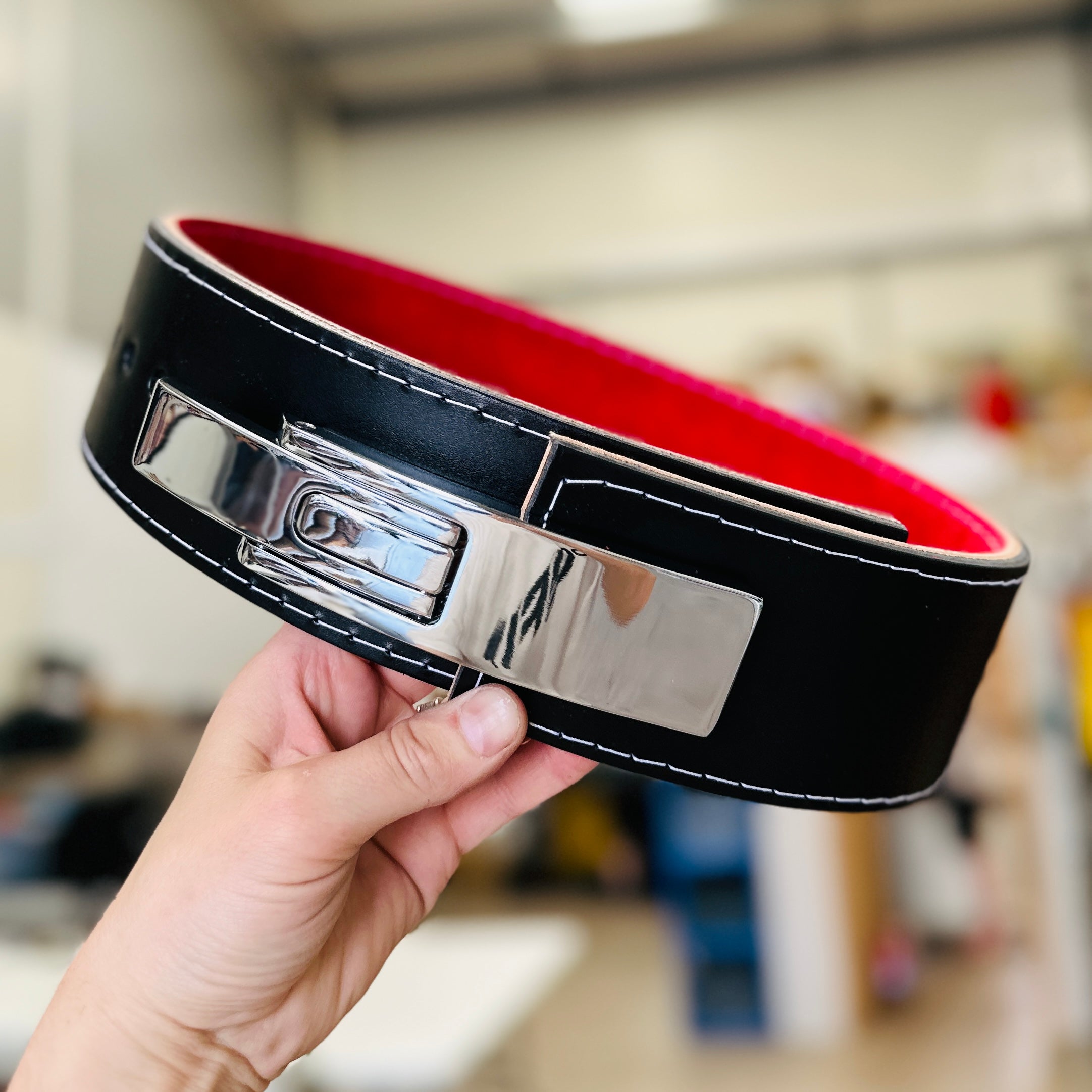 Stealth 3" Lever 10mm Powerlifting Belt - Hand Made in UK