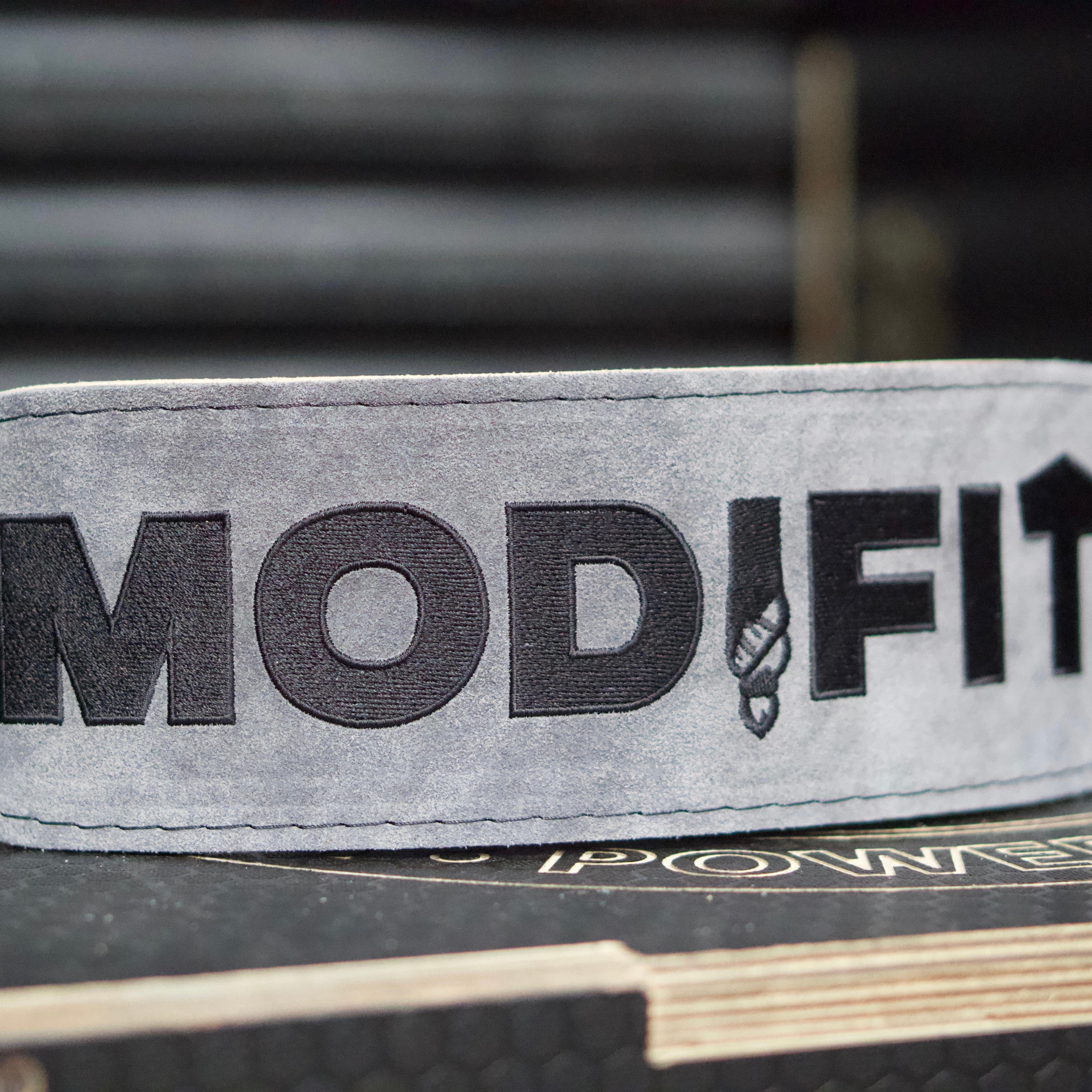 Slate Grey Weightlifting Belt - Hand Made in UK