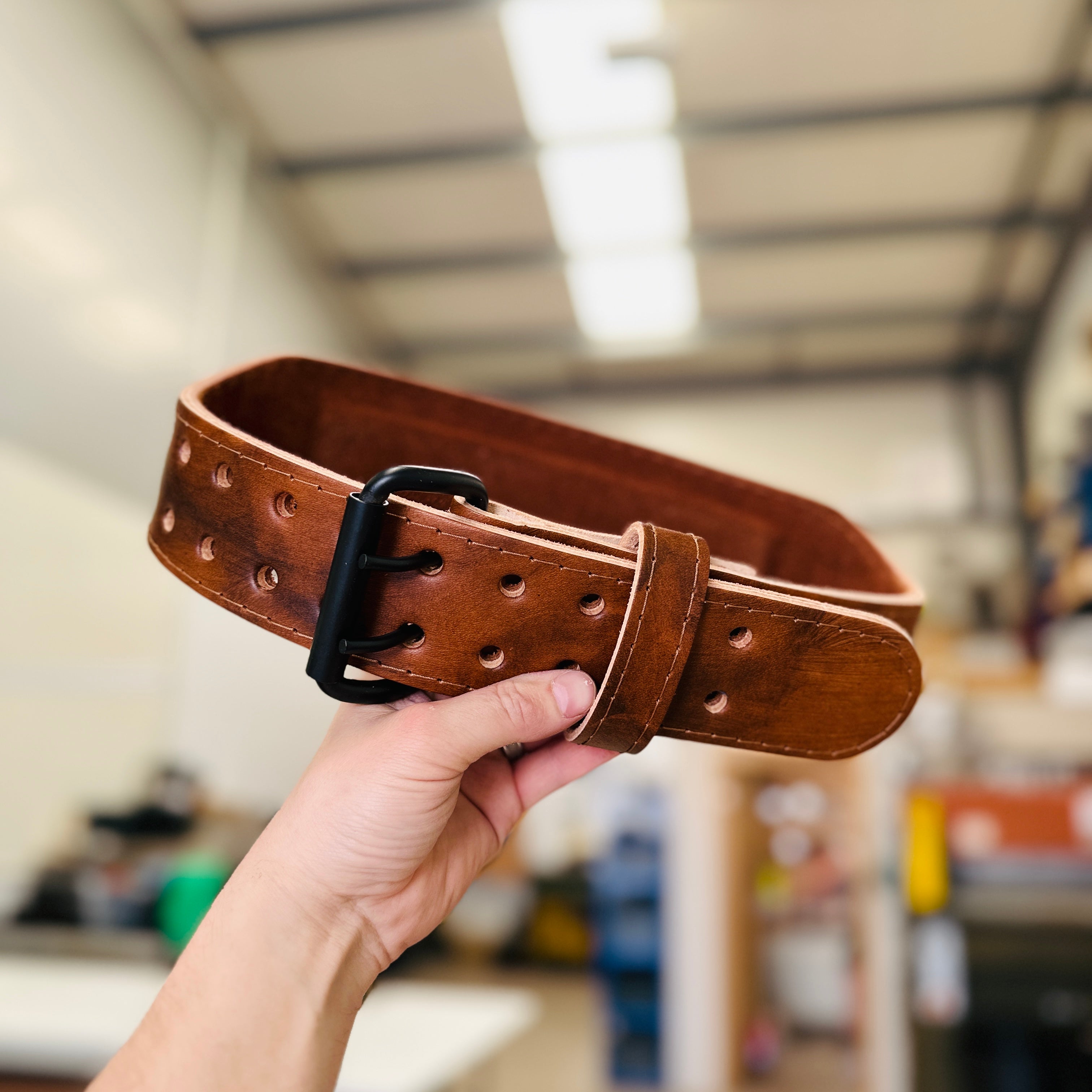 Hand Dyed Weightlifting Belt - Hand Made in UK