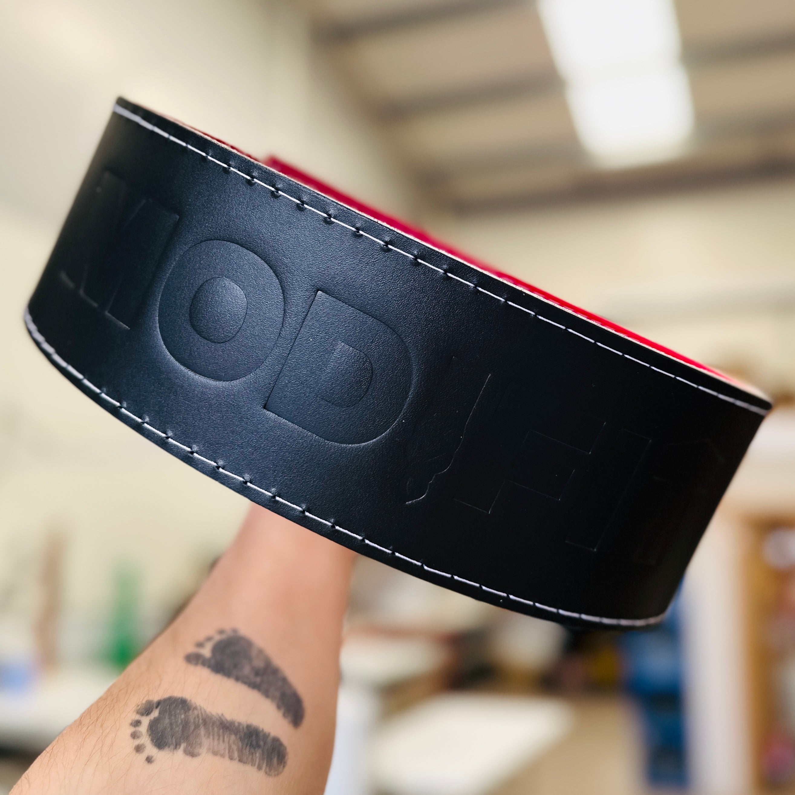 Stealth 10mm Lever Powerlifting Belt - Hand Made in UK