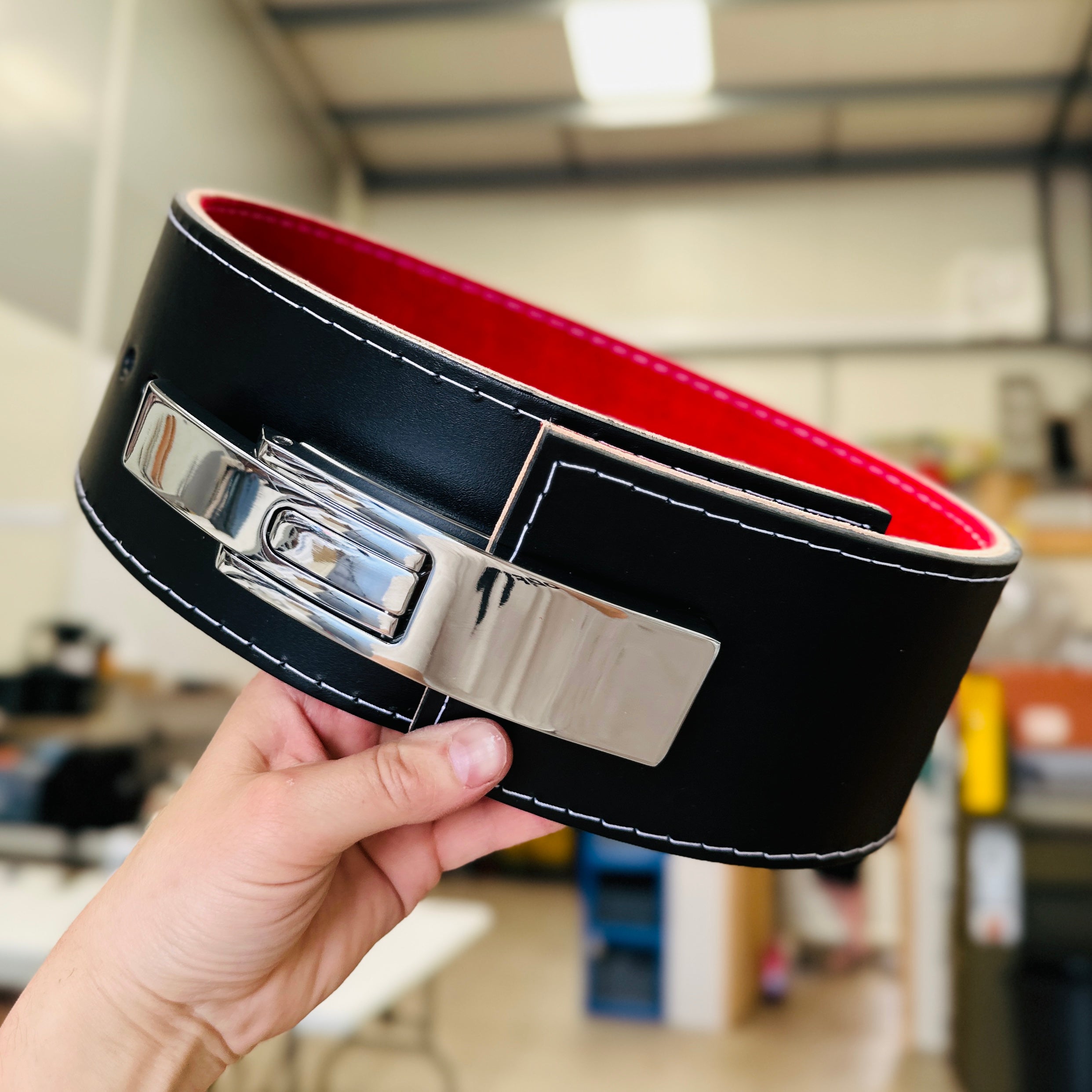 Stealth 10mm Lever Powerlifting Belt - Hand Made in UK