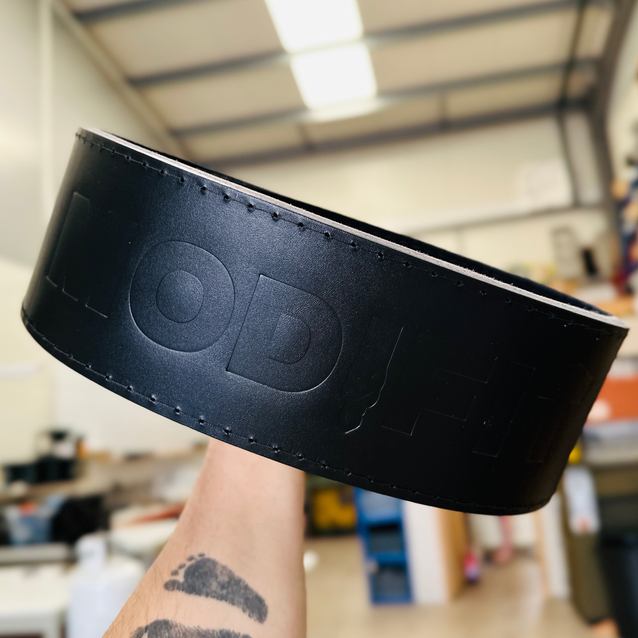 13mm Stealth Black Out Lever Belt - Hand Made in UK