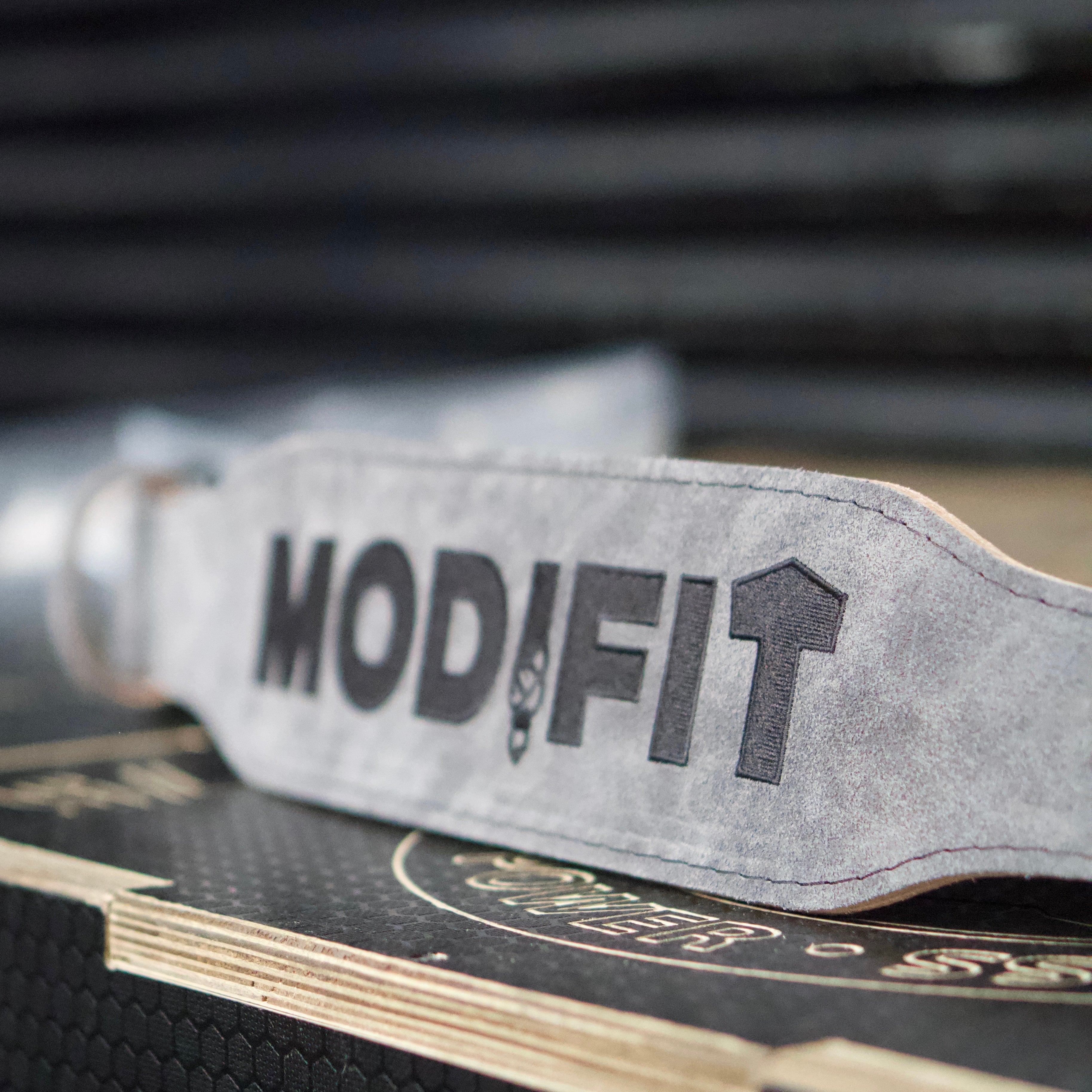 Slate Grey Weightlifting Belt - Hand Made in UK