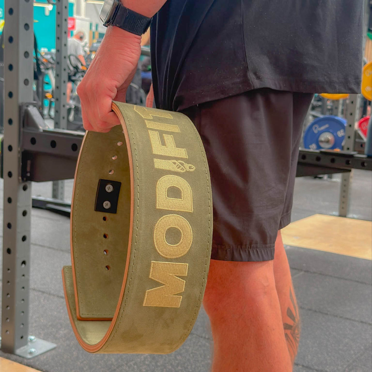 Olive Lever Belt
