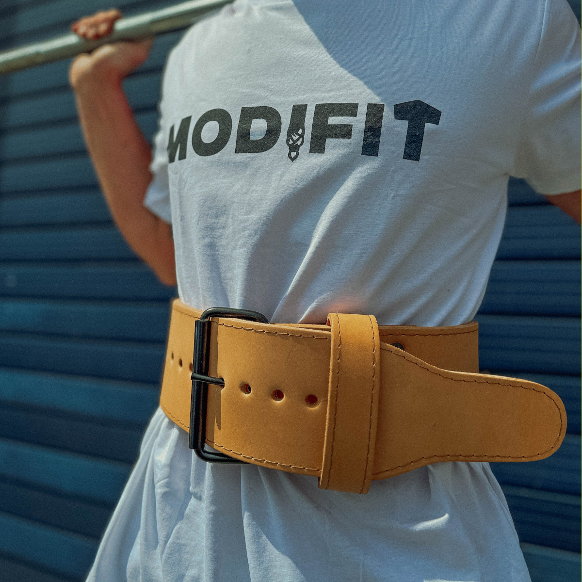 Retro 4" Single Prong 8mm Powerlifting Belt Hand Made in UK