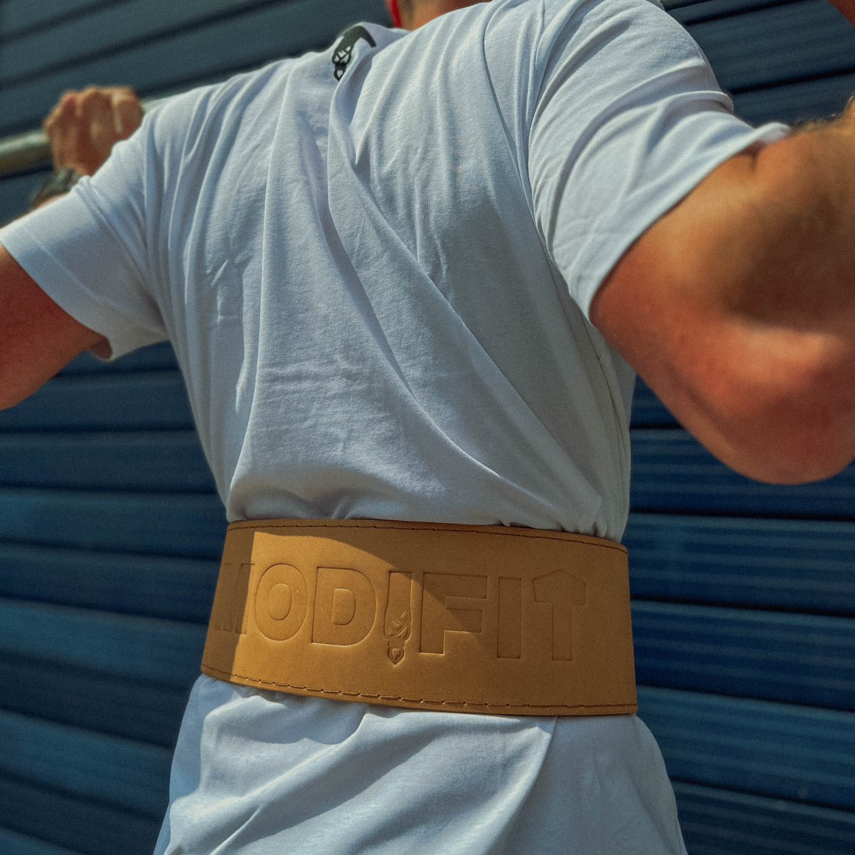 Retro 4" Single Prong 8mm Powerlifting Belt Hand Made in UK