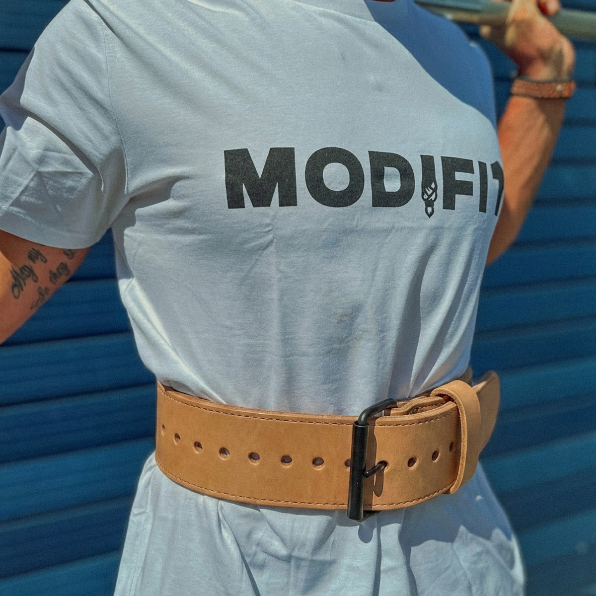 Retro 3" Single Prong 8mm Powerlifting Belt Hand Made in UK