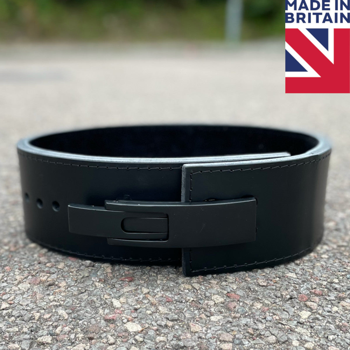 13mm Stealth Black Out Lever Belt - Hand Made in UK