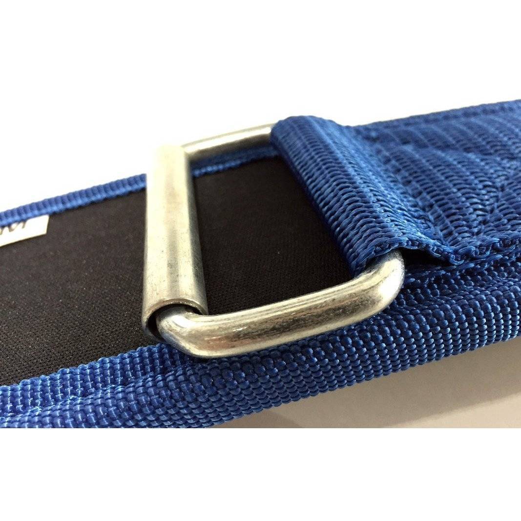 Blue Velcro Weightlifting Belt - Discontinued - XS to M