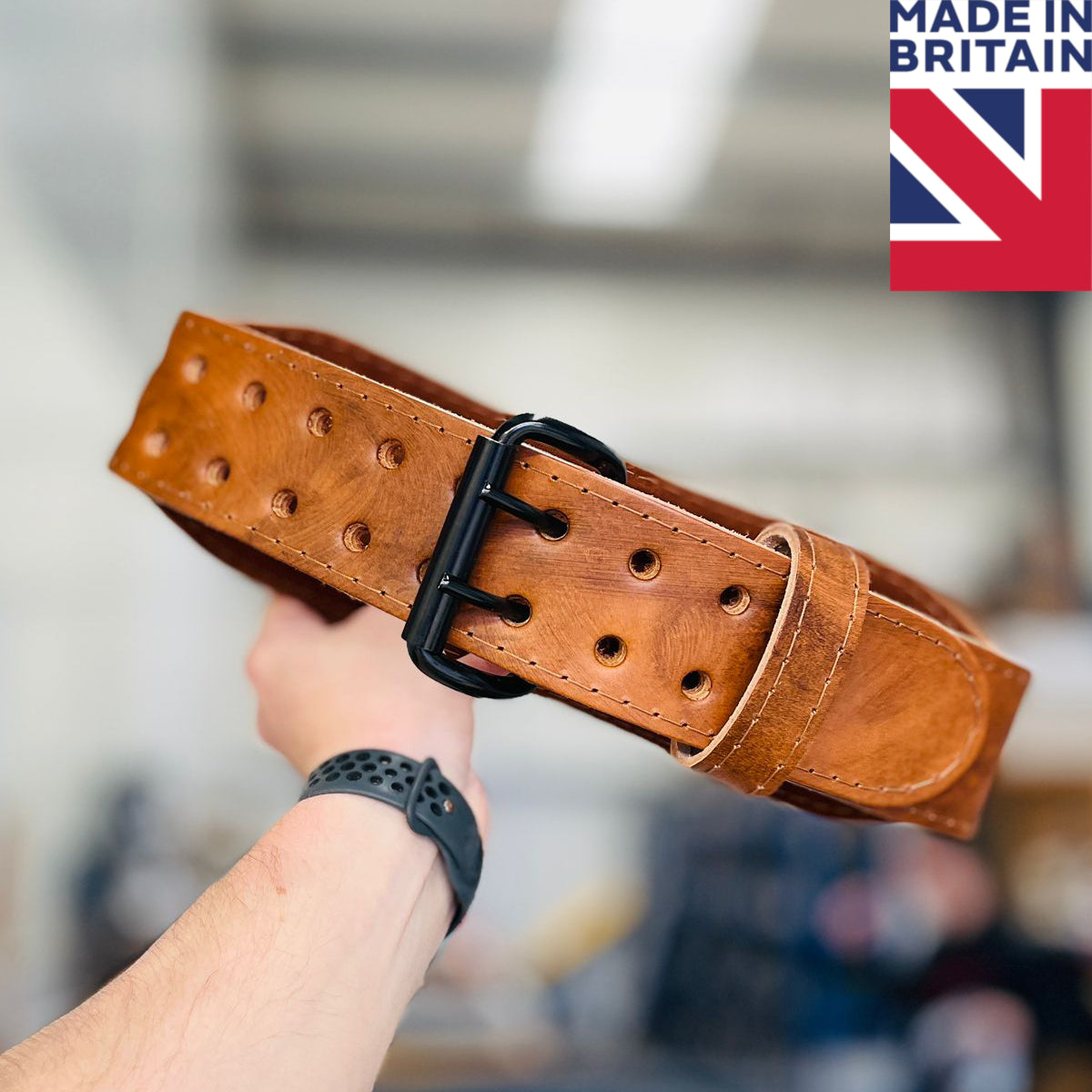 Hand Dyed Weightlifting Belt - Hand Made in UK