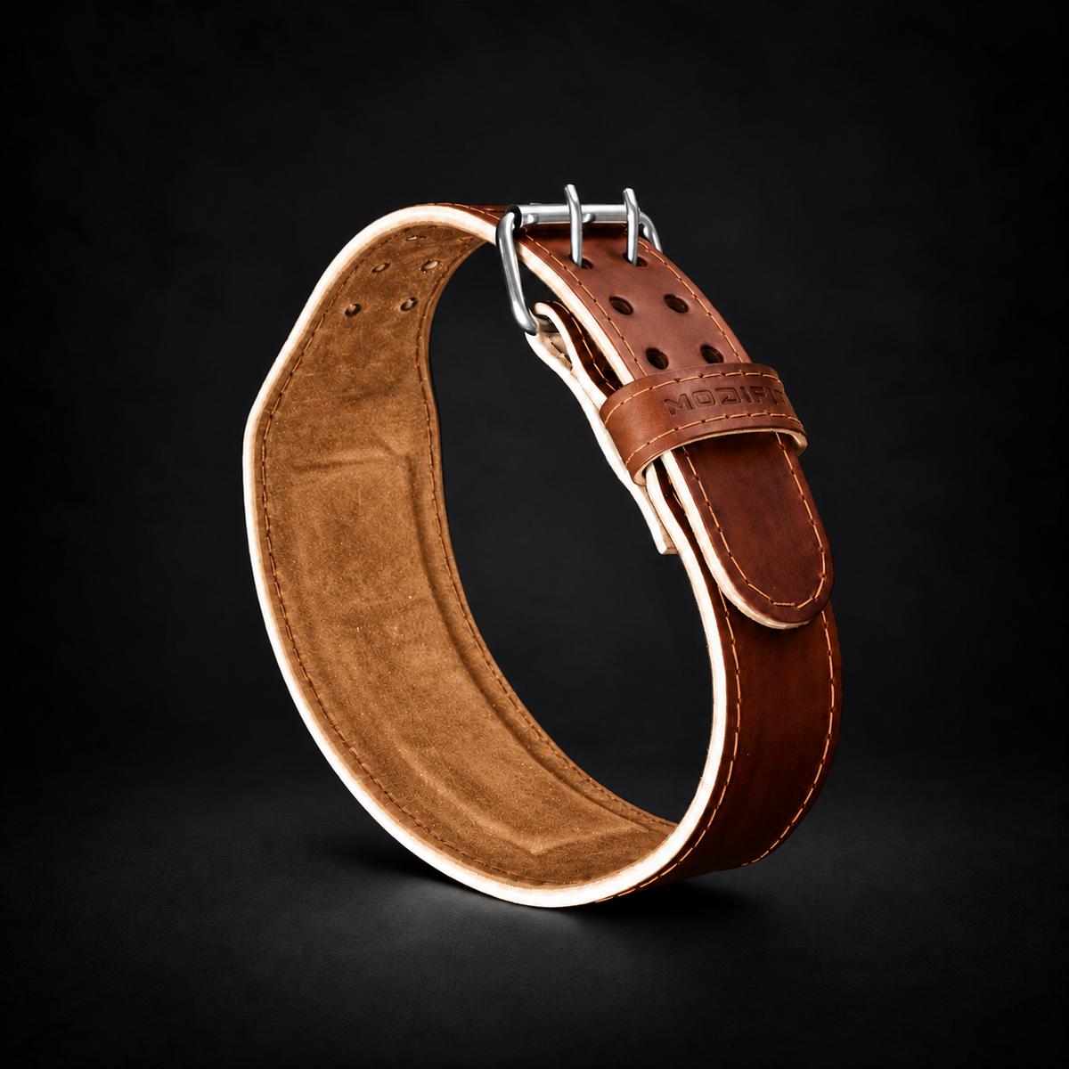 Hand Dyed Weightlifting Belt (Brown)