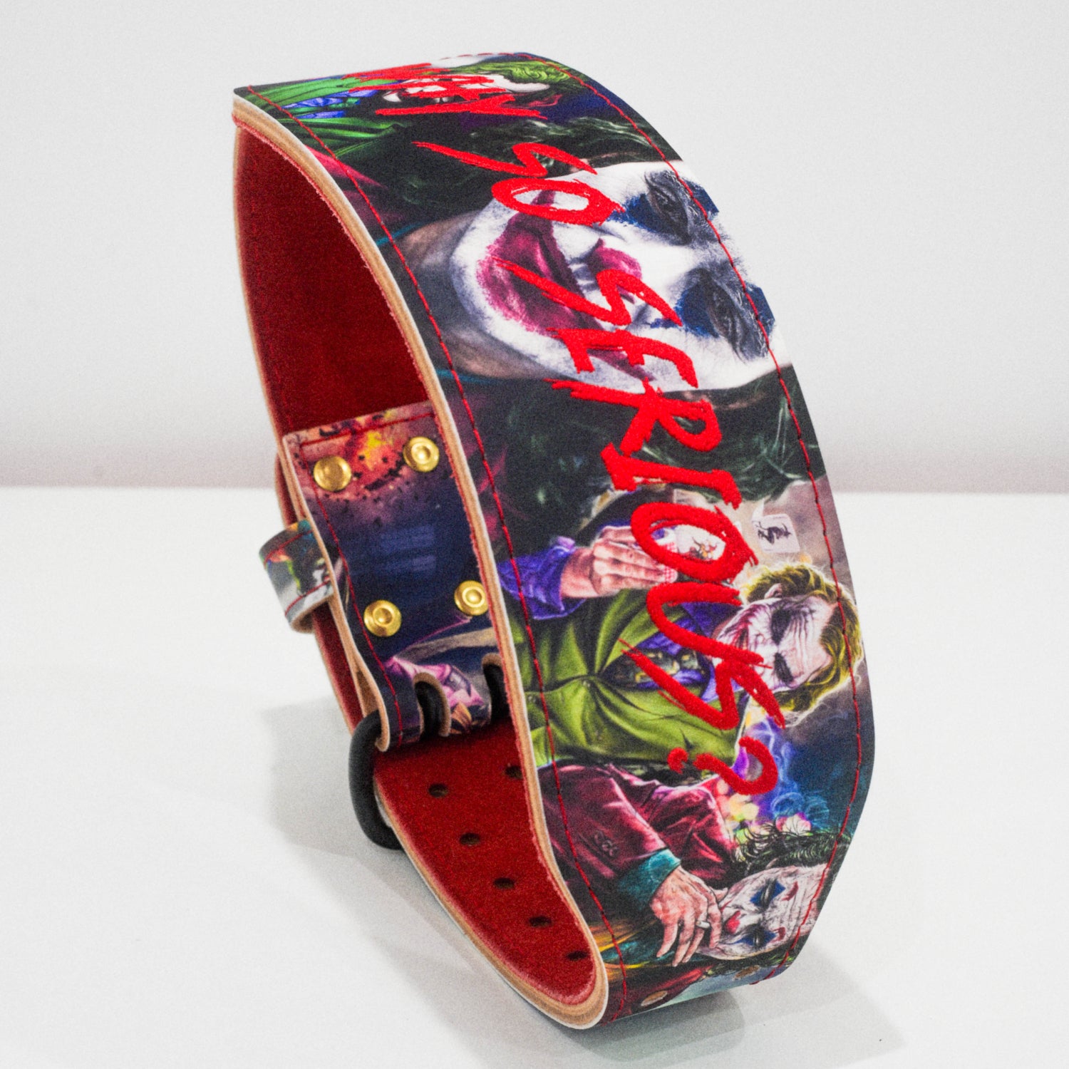 Clearance 23: Joker Red Weightlifting Belt (27"-34")
