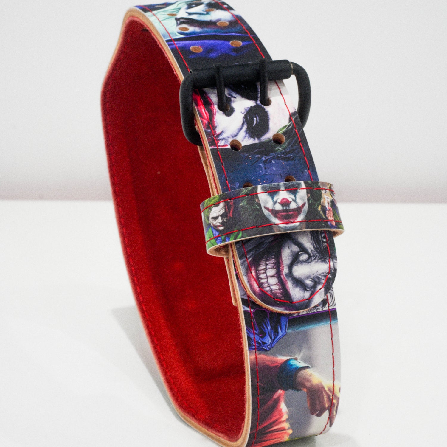 Clearance 23: Joker Red Weightlifting Belt (27"-34")
