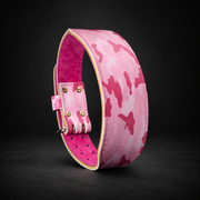 Pink Camo Weightlifting Belt