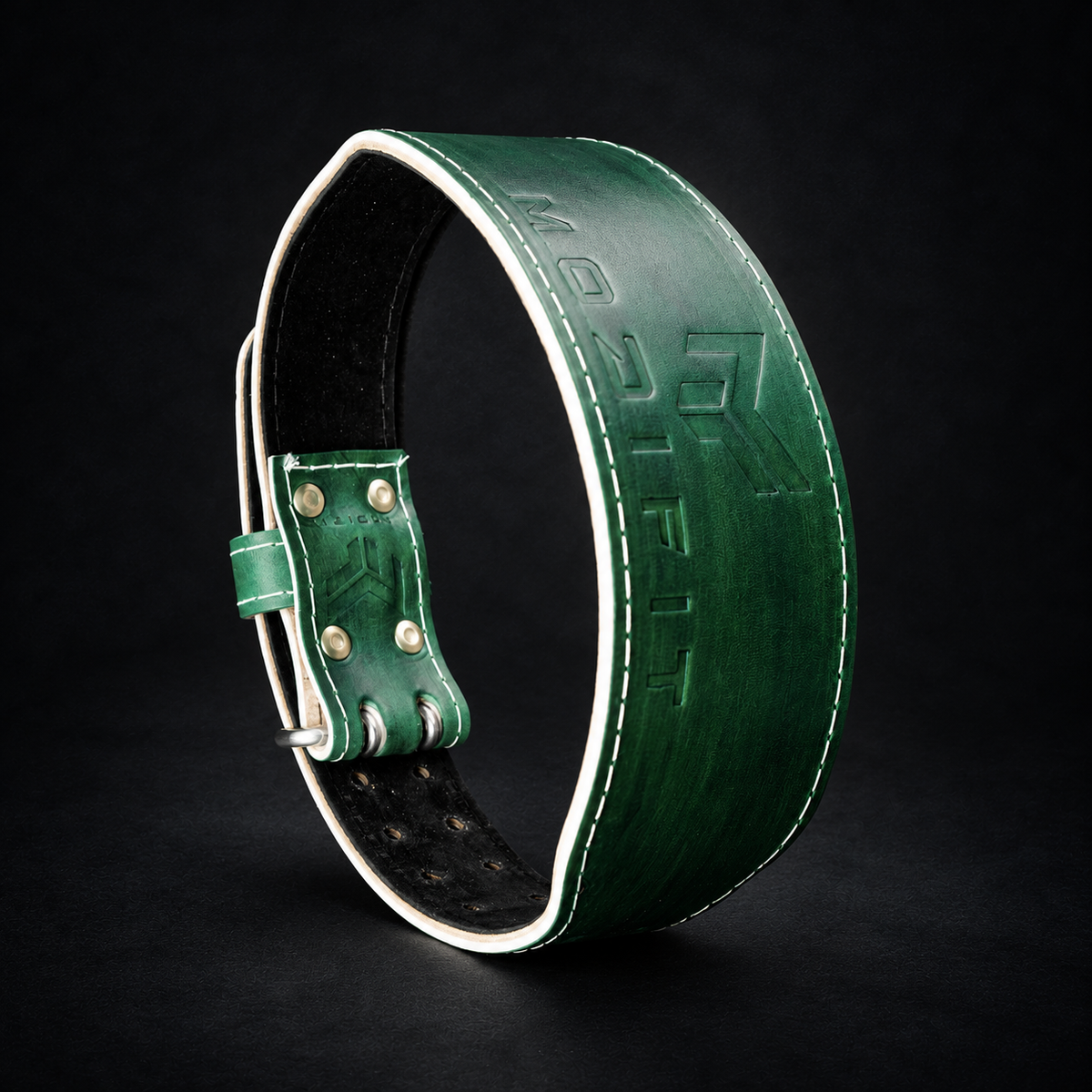 Hand Dyed Weightlifting Belt (Green)