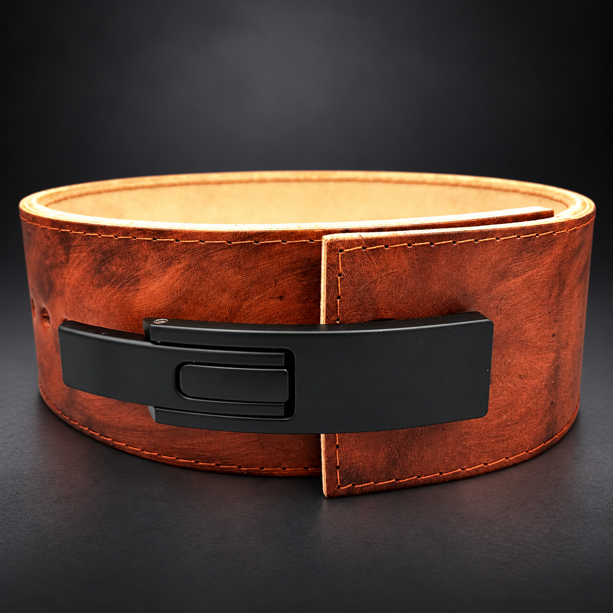 13mm Hand Dyed Lever Belt