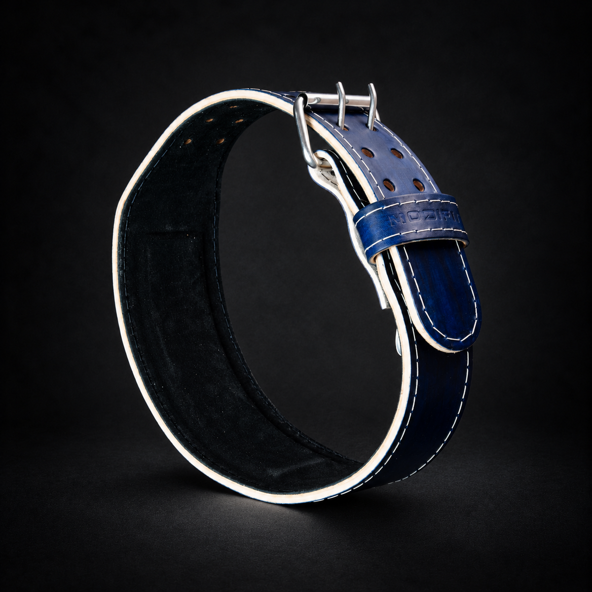 Hand Dyed Weightlifting Belt (Blue)