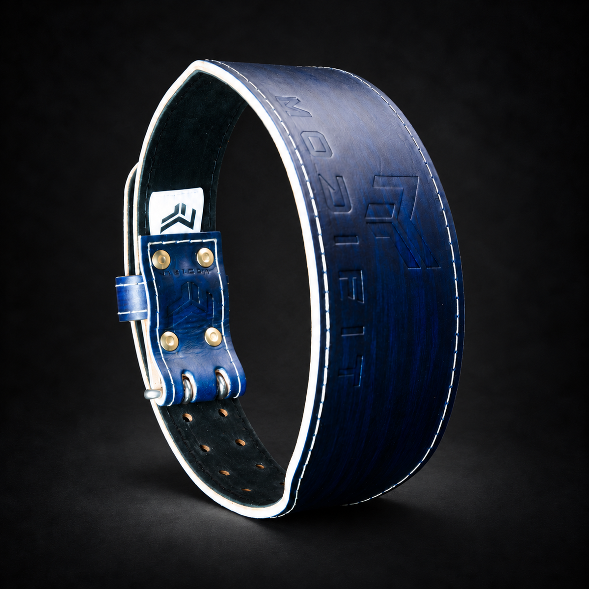 Hand Dyed Weightlifting Belt (Blue)