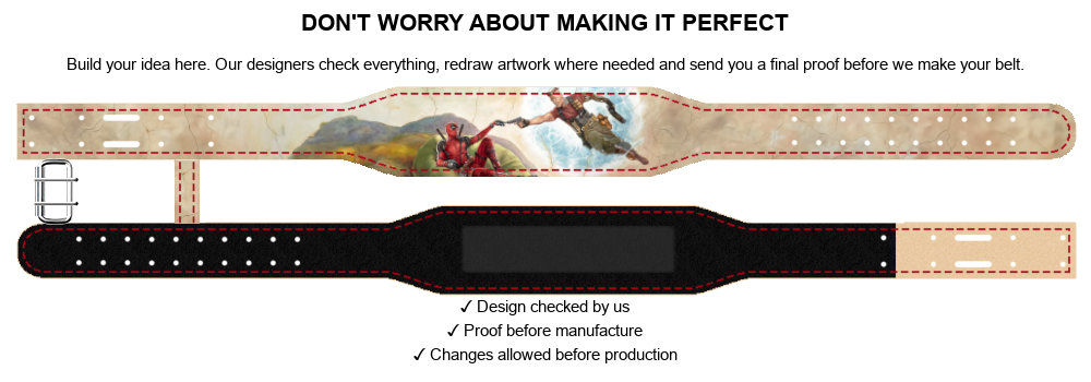 Deadpool Weightlifting Belt