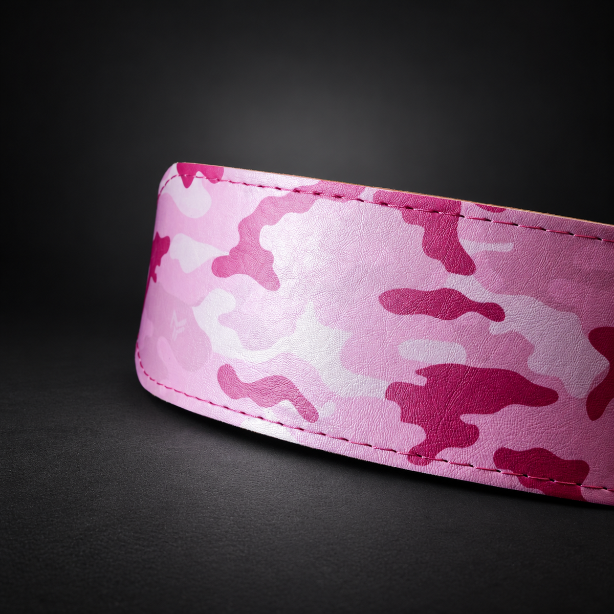 Pink Camo Weightlifting Belt